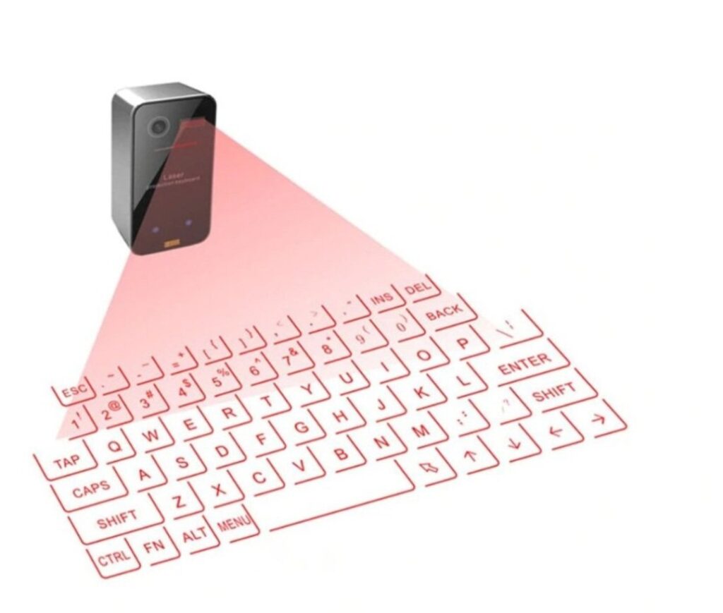 Лазерная Bluetooth-клавиатура